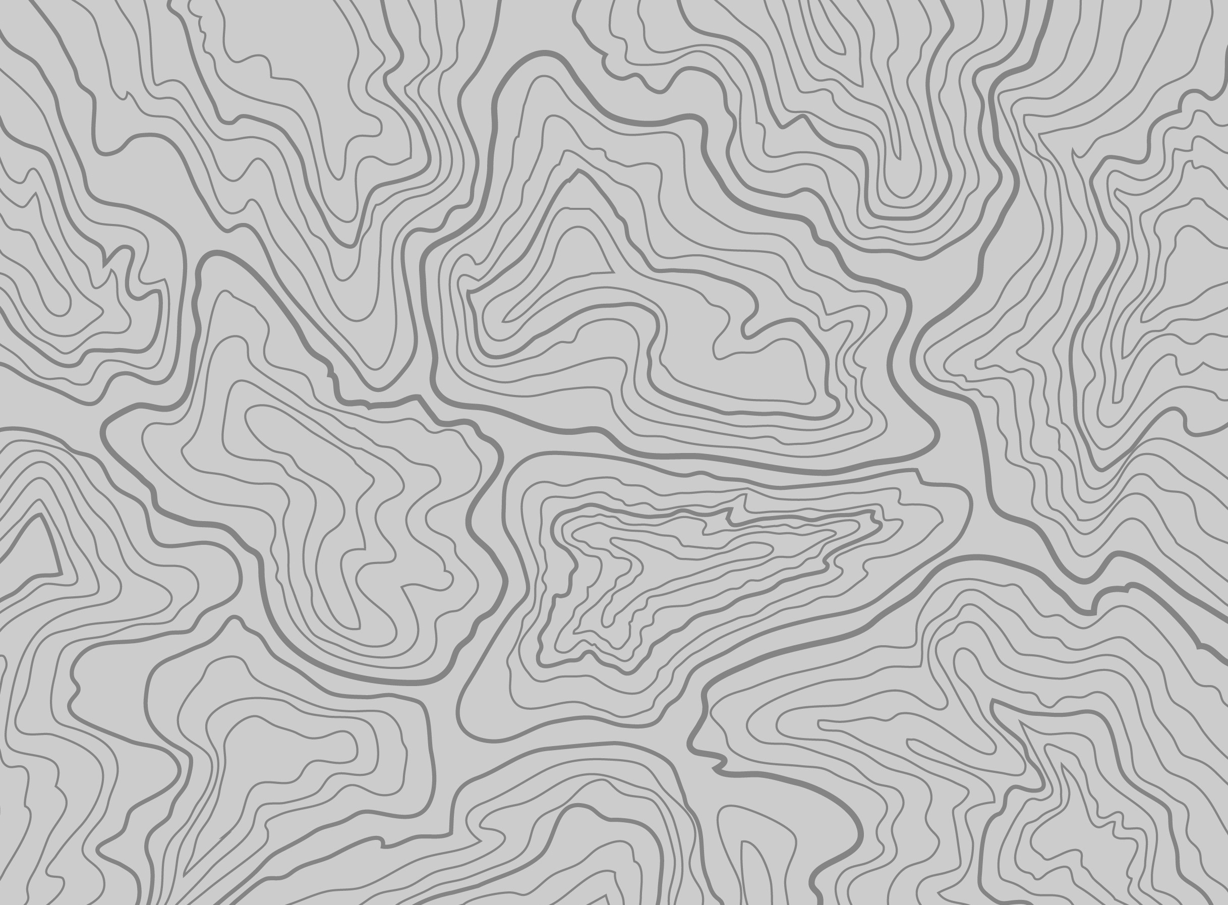 Topographic contour pattern