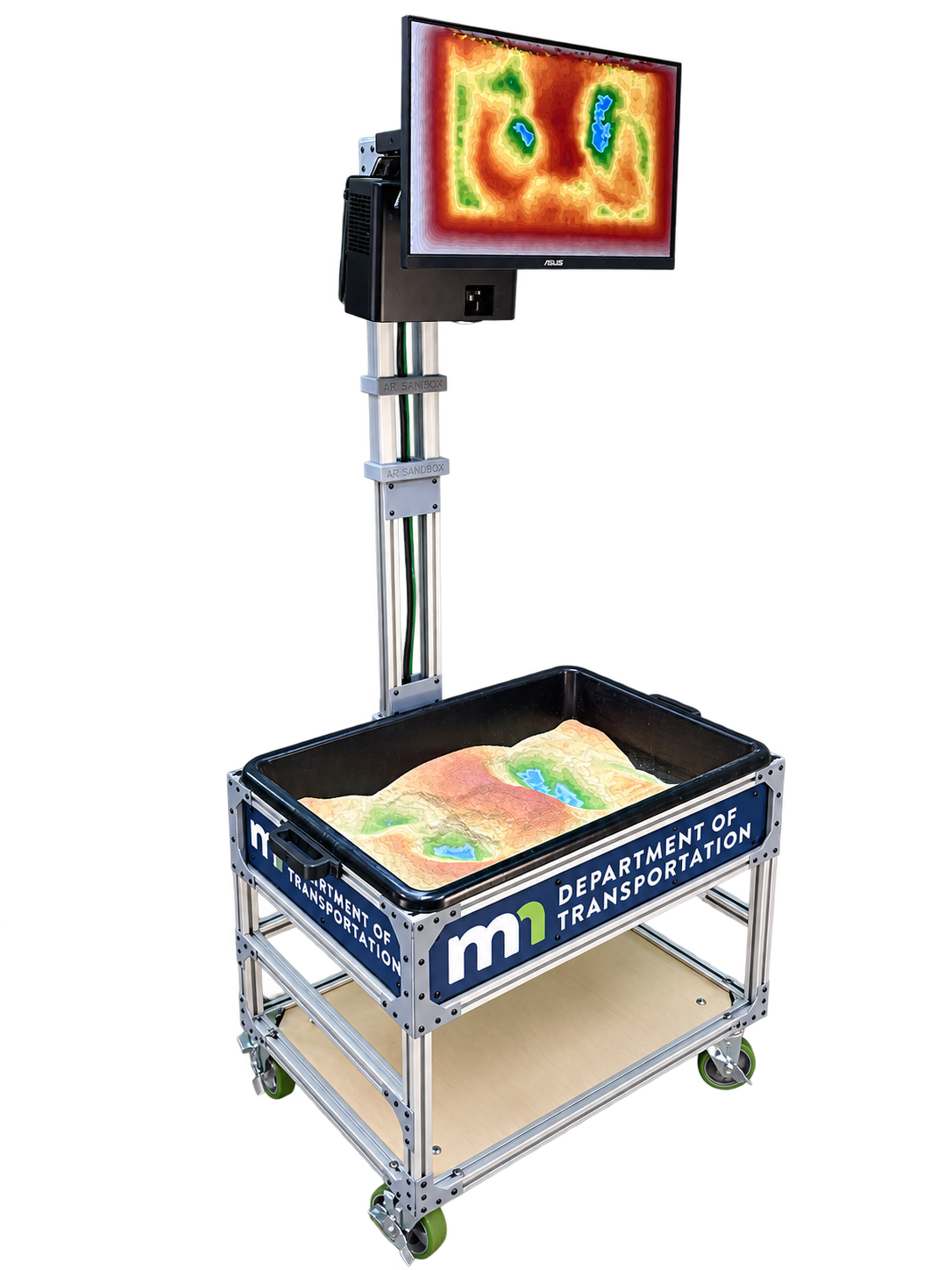 OCS Mobile AR Sandbox branded for the Minnesota Department of Transportation